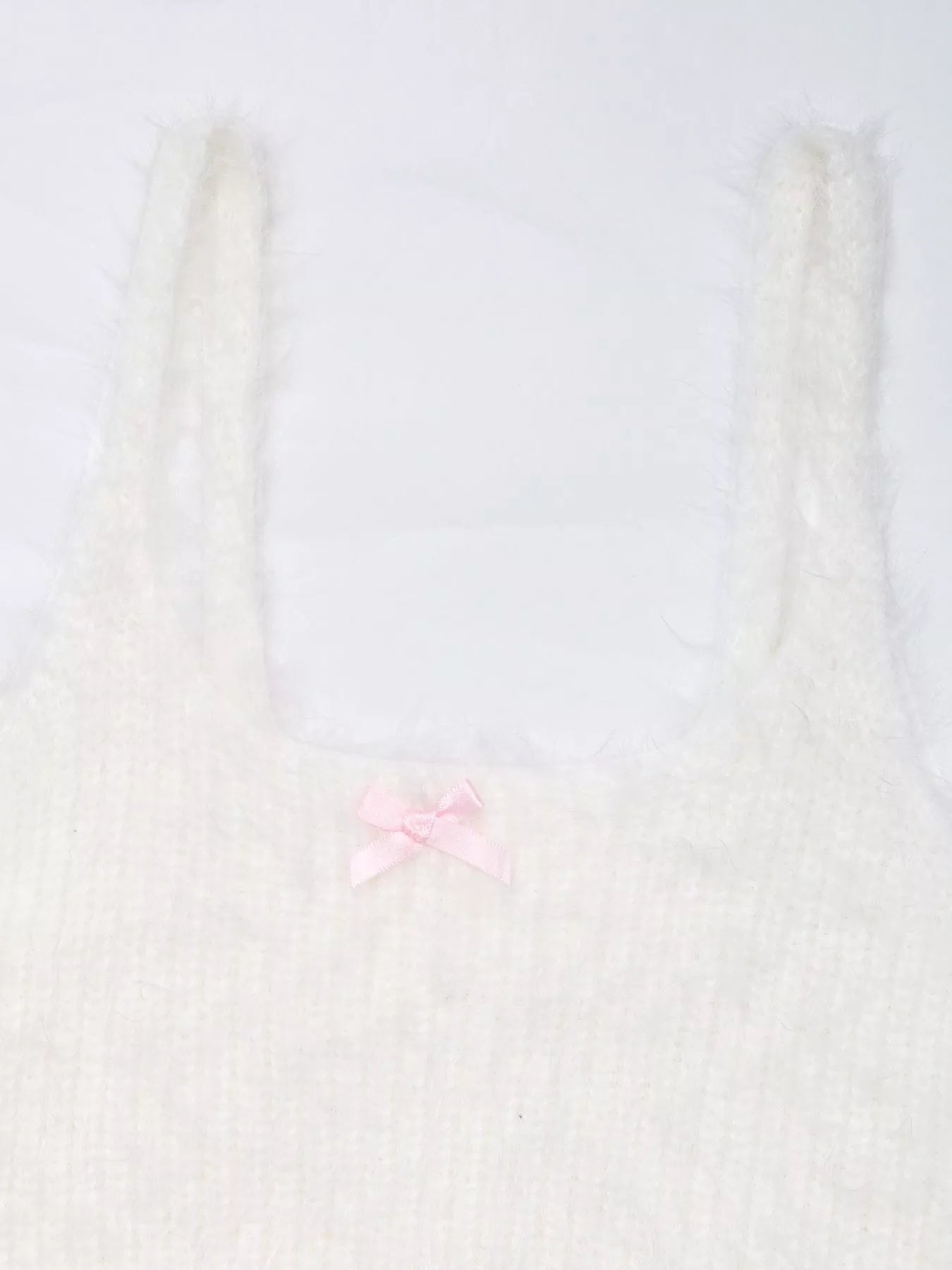 Bow Scoop Neck Cropped Cami - Lara Moda