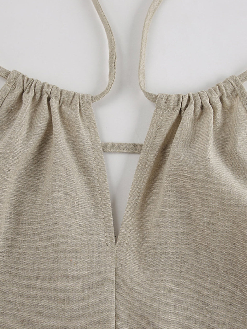 Cutout Tank and Wide Leg Pants Set - Lara Moda