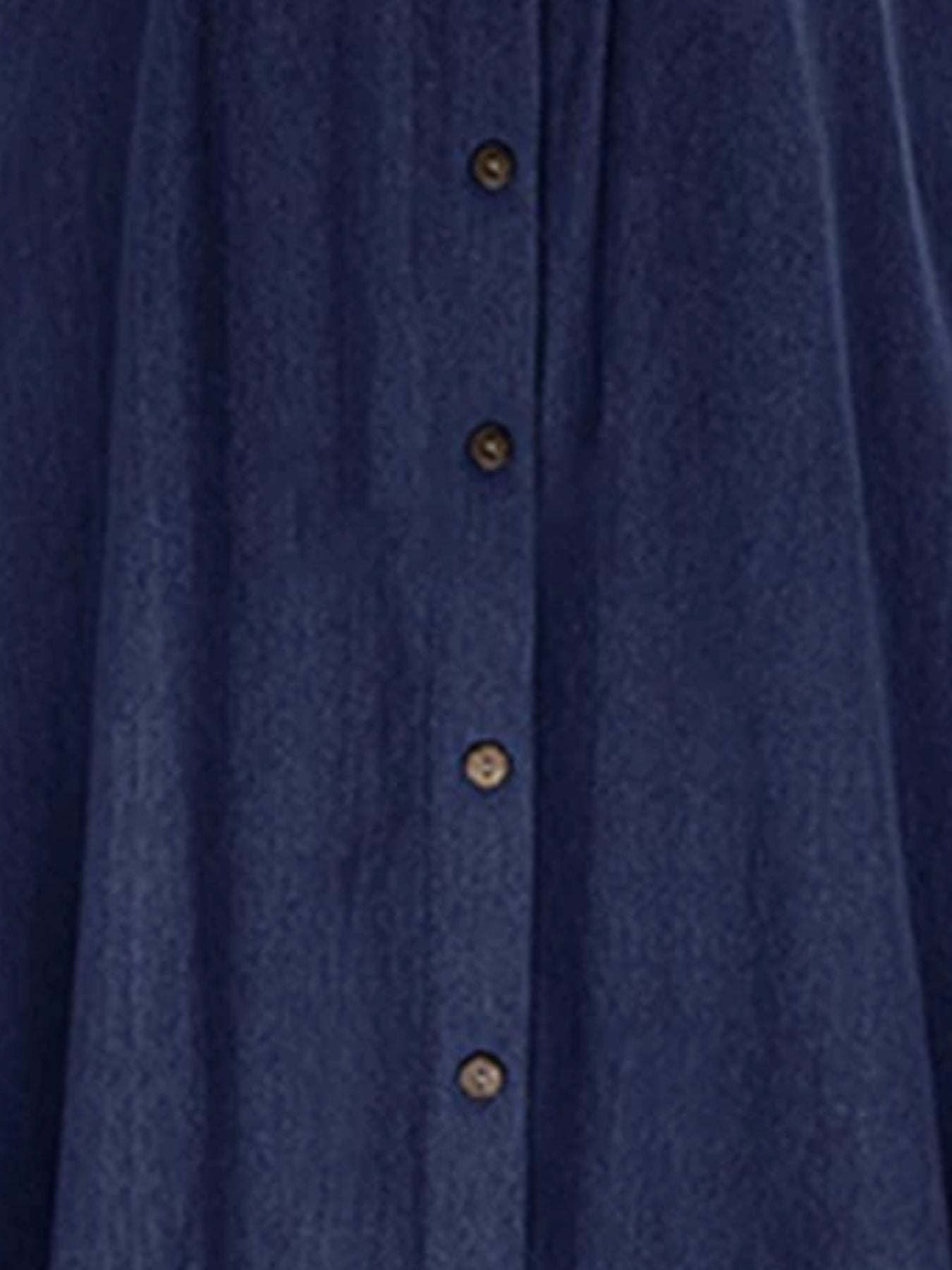 Full Size Button-Front Denim A-Line Skirt Plus Size - Lara Moda