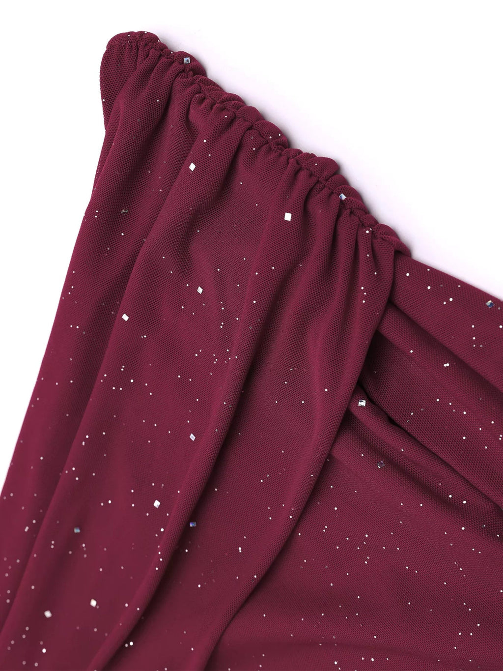 Glitter Off-Shoulder Maxi Dress - Lara Moda