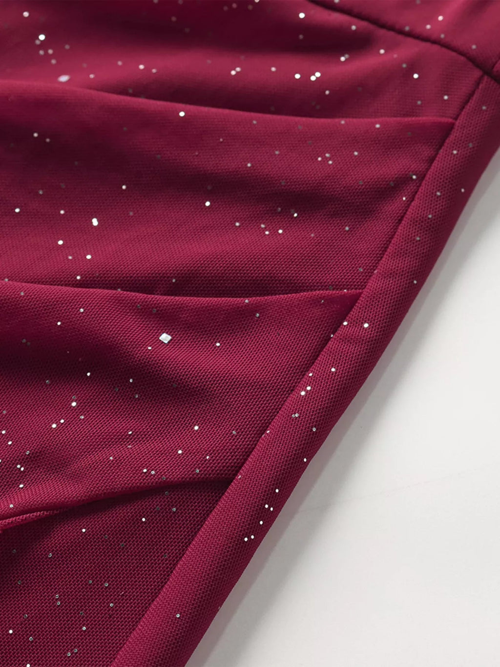 Glitter Slit Maxi Dress - Lara Moda