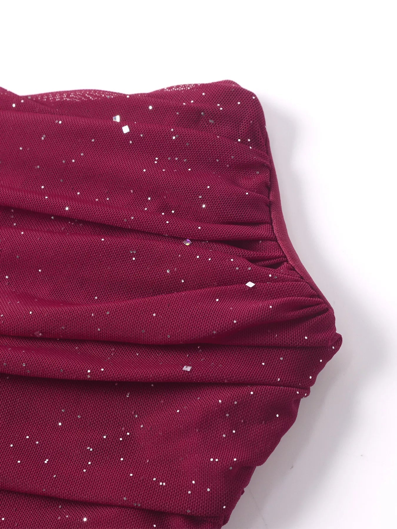 Glitter Tube Mermaid Maxi Dress - Lara Moda