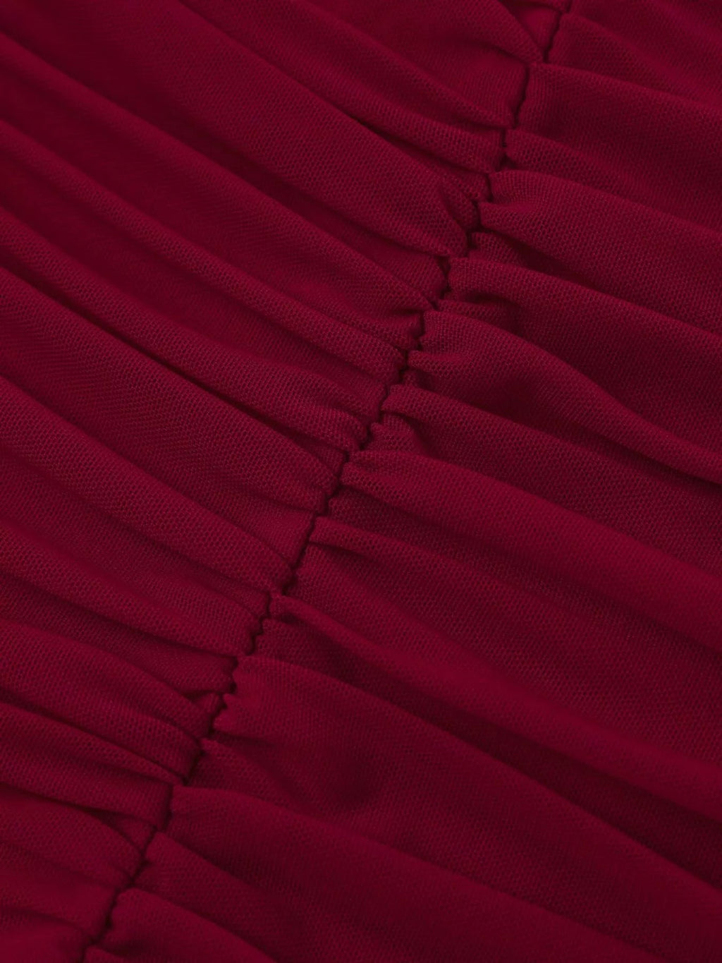Halter Neck Ruched Slit Maxi Dress - Lara Moda