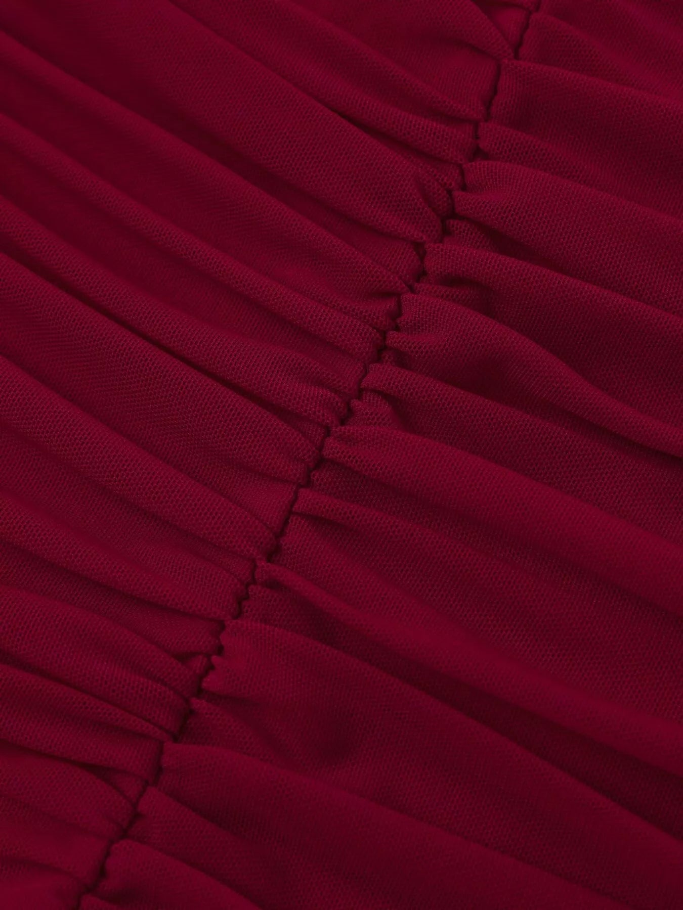 Halter Neck Ruched Slit Maxi Dress - Lara Moda