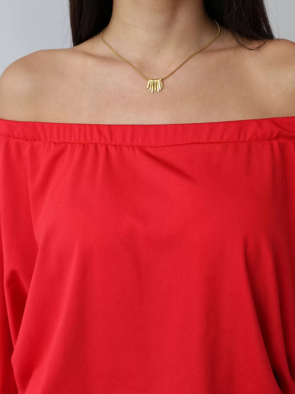 Off-Shoulder Ruched Bodycon Mini Dress - Lara Moda