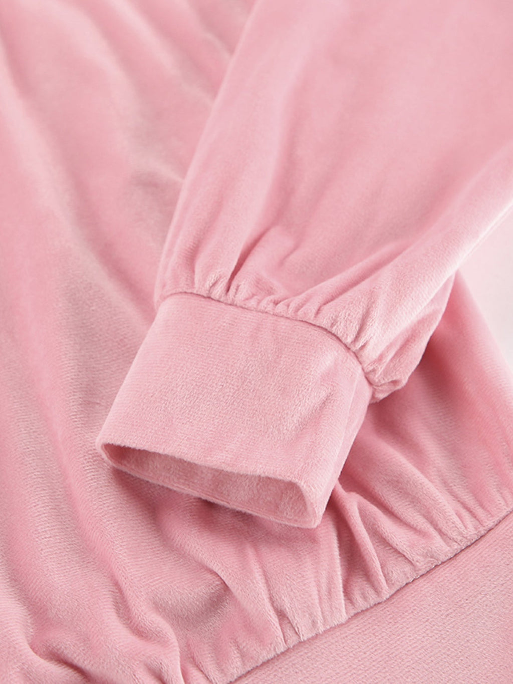 Quarter Zip Long Sleeve Top and Pants Set - Lara Moda