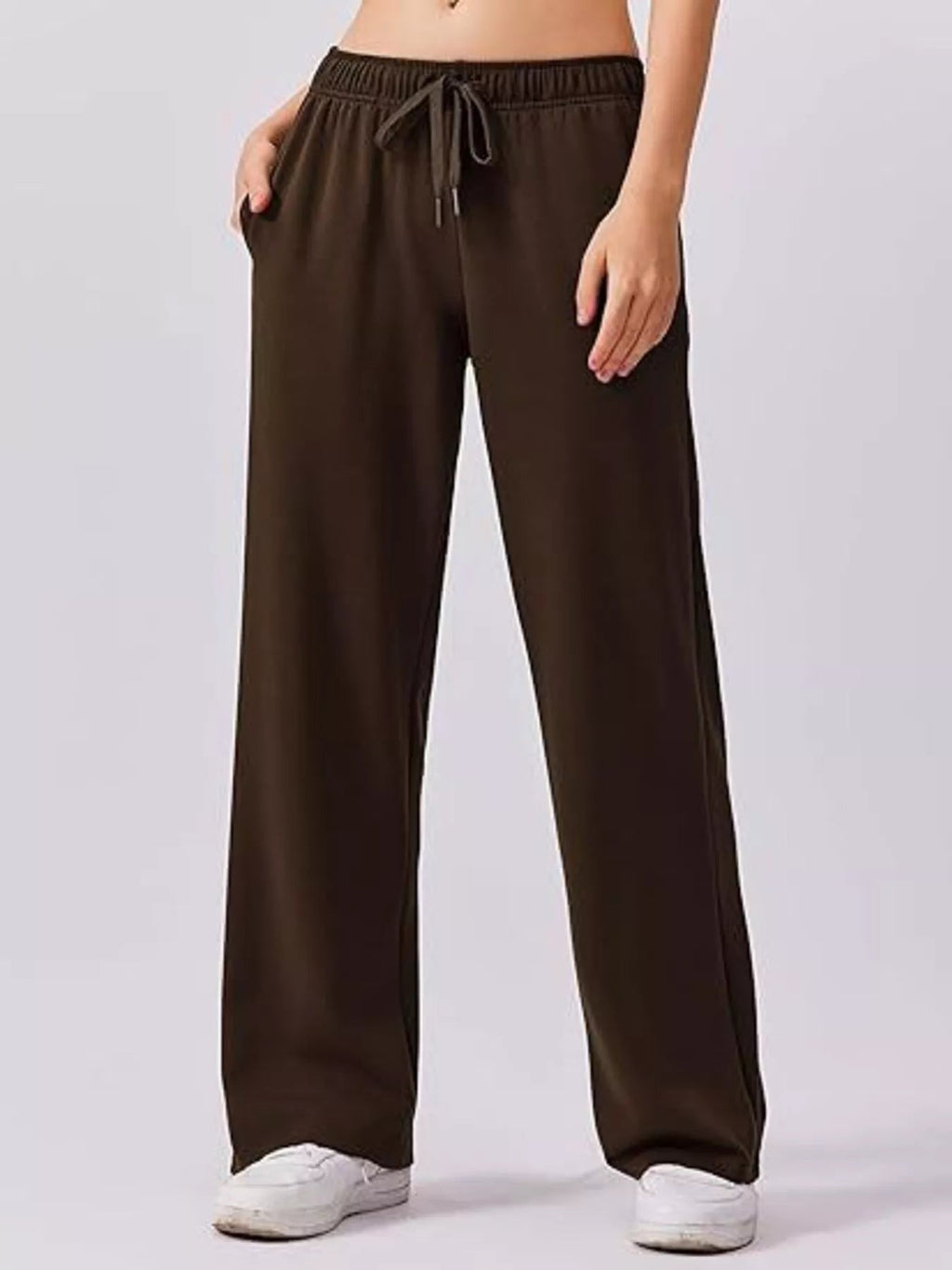 Relaxed Fit Quarter-Zip Top and Pants Set - Lara Moda