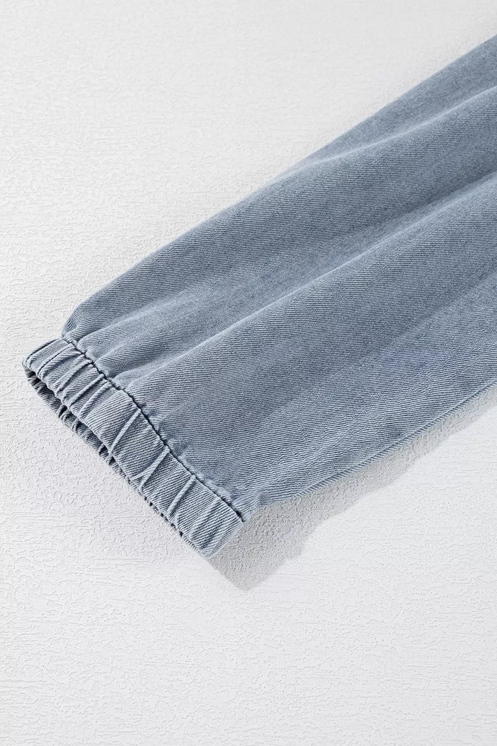 Vintage Wash Denim Dress with Pockets - Lara Moda