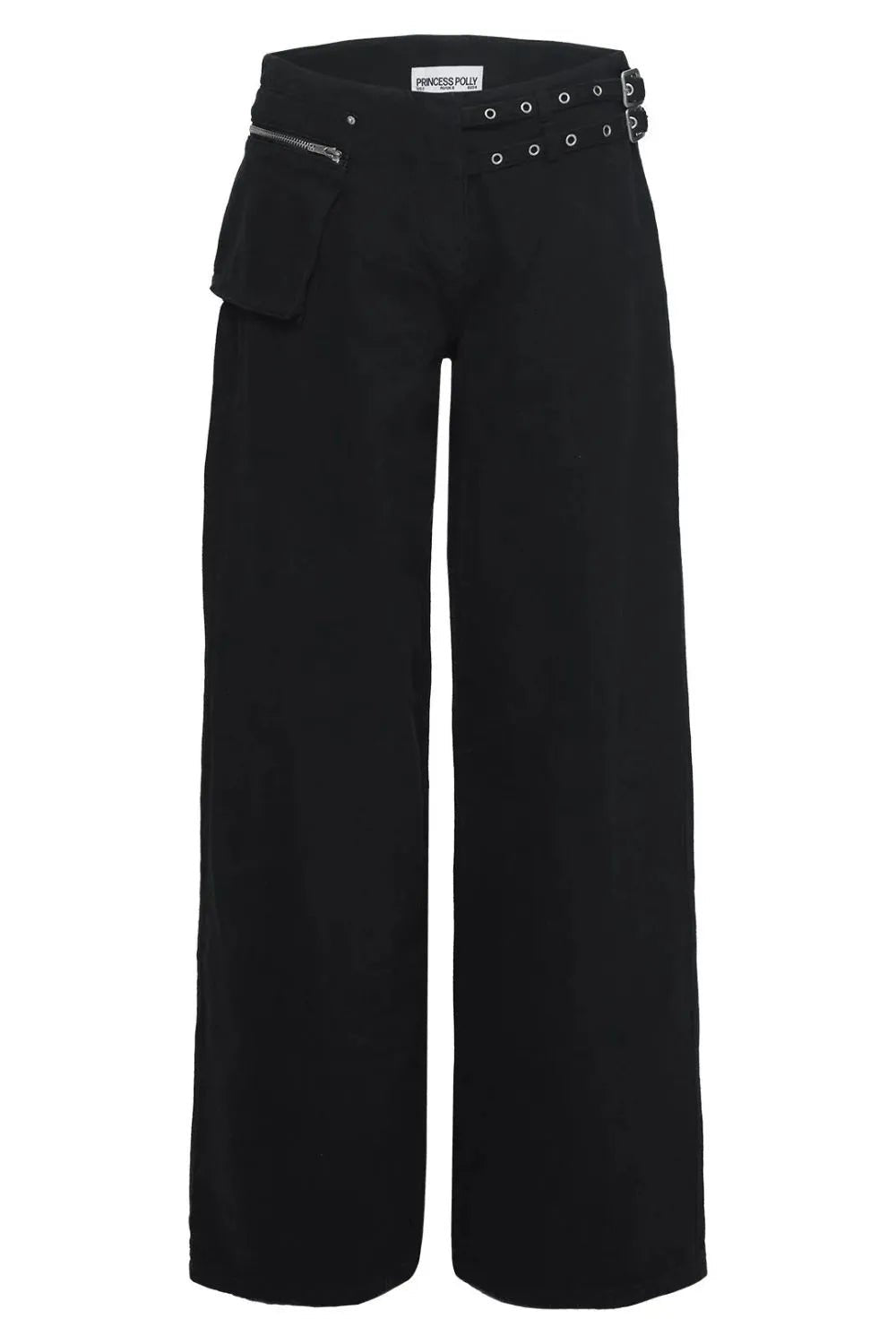 Wide Leg Jeans with Pockets - Lara Moda